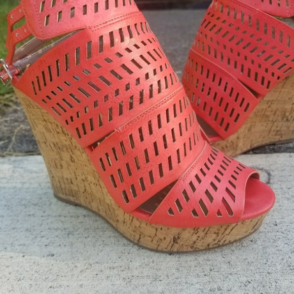 colorful wedge sandals